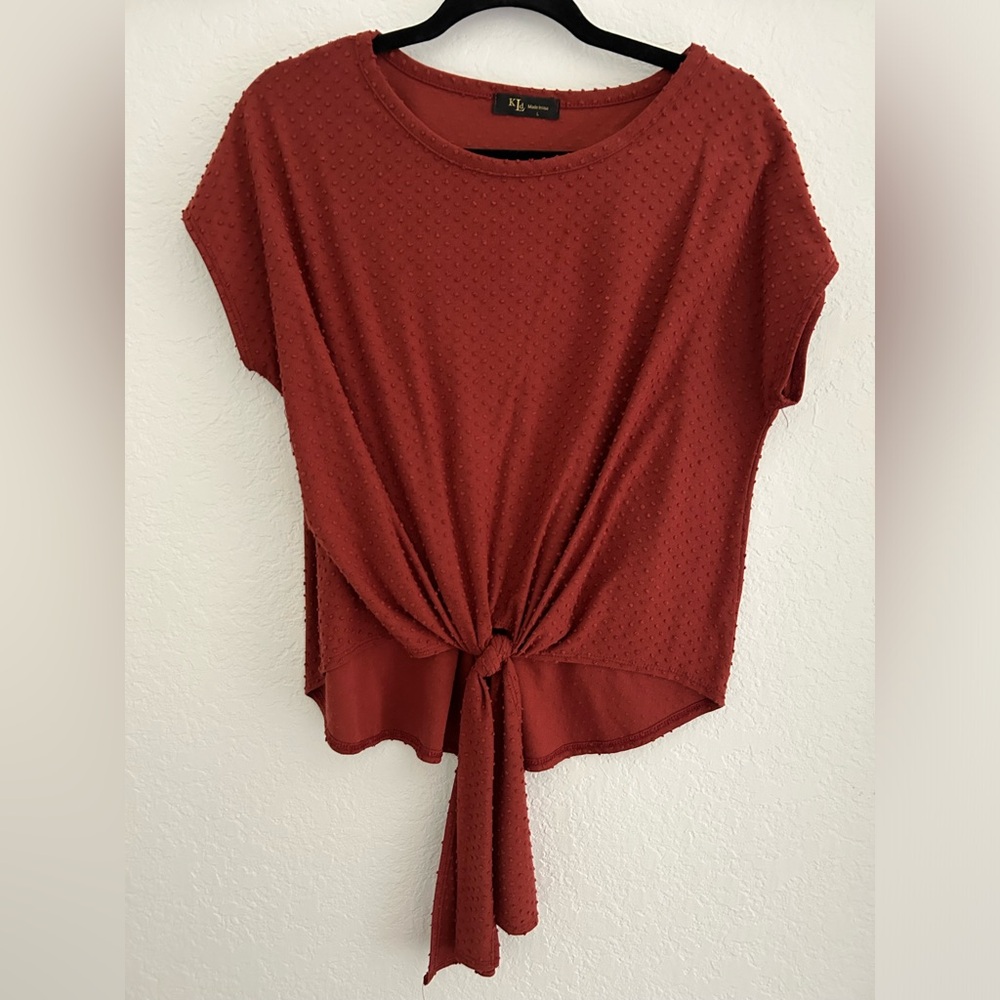 Rusty Red-Orange top